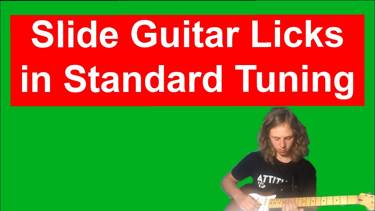 How to Play More Slide Guitar Licks in Standard Tuning! YouTube