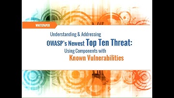 An Introduction to the Newest Addition to the OWASP Top 10 - Ryan Berg, Jeff Williams