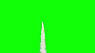 ASAT Missile Launch / Green Screen 8 Secs (Realistic)