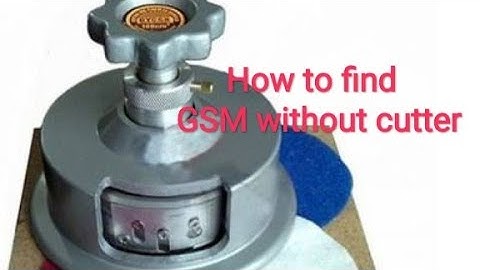 ASTMD 3776,How to get GSM without GSM cutter. #viralvideo#textile #gsm