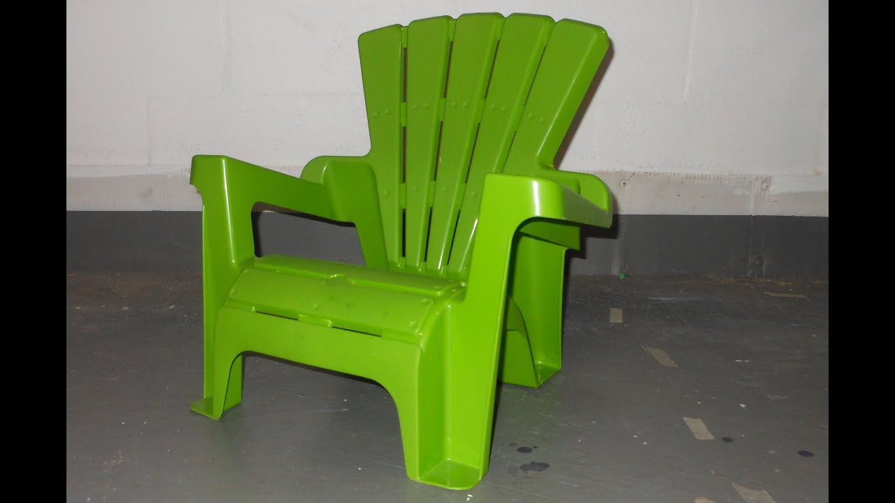 American Plastic Toy Company Adirondack Chair - YouTube