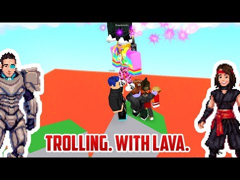 Roblox: Trolling People on THE FLOOR IS LAVA