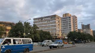 Driving in Addis Ababa, Ethiopia from Goma Kuteba to Mexico area | NEW 2020