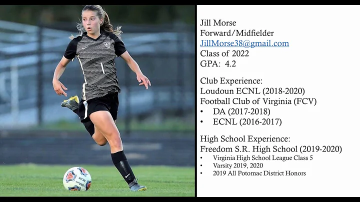 Jill Morse 2022 Women's Soccer Highlights (extende...