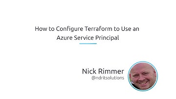 How To Configure Terraform To Use An Azure Service Principal