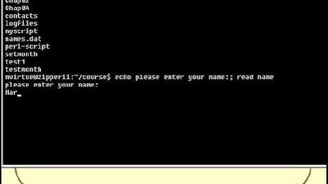 Unix Shell Scripting Programming Features Part 6