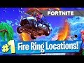 Fire Rings Locations Fortnite Season 8