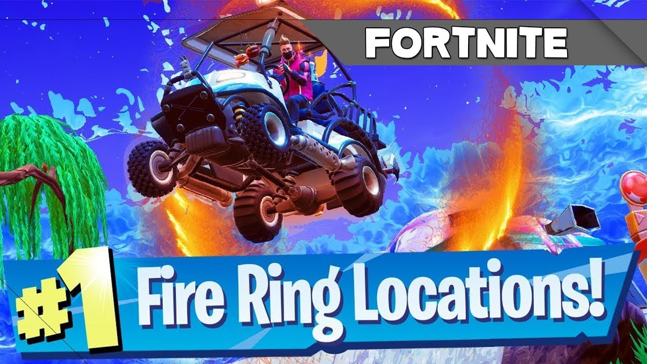 Easy Cannon Flaming Hoop Locations Guide Fortnite Season 8 - fortnite season8