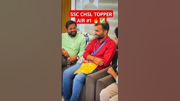 SSC CHSL TOPPER AIR #1 🔥✅#sscchsl #topper #rojgarwithankit #trendingshorts #ssc #naveensir #ytshort
