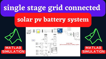 PV Battery | single stage grid connected solar pv battery system