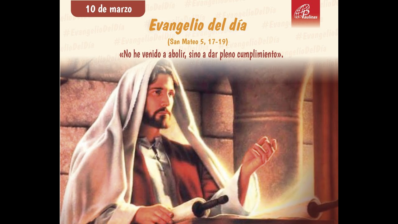 Evangelio del día 10 de marzo del 2021 - YouTube