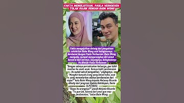 Fakta Mengejutkan, Paula Verhoeven Tolak Rujuk dengan Baim Wong