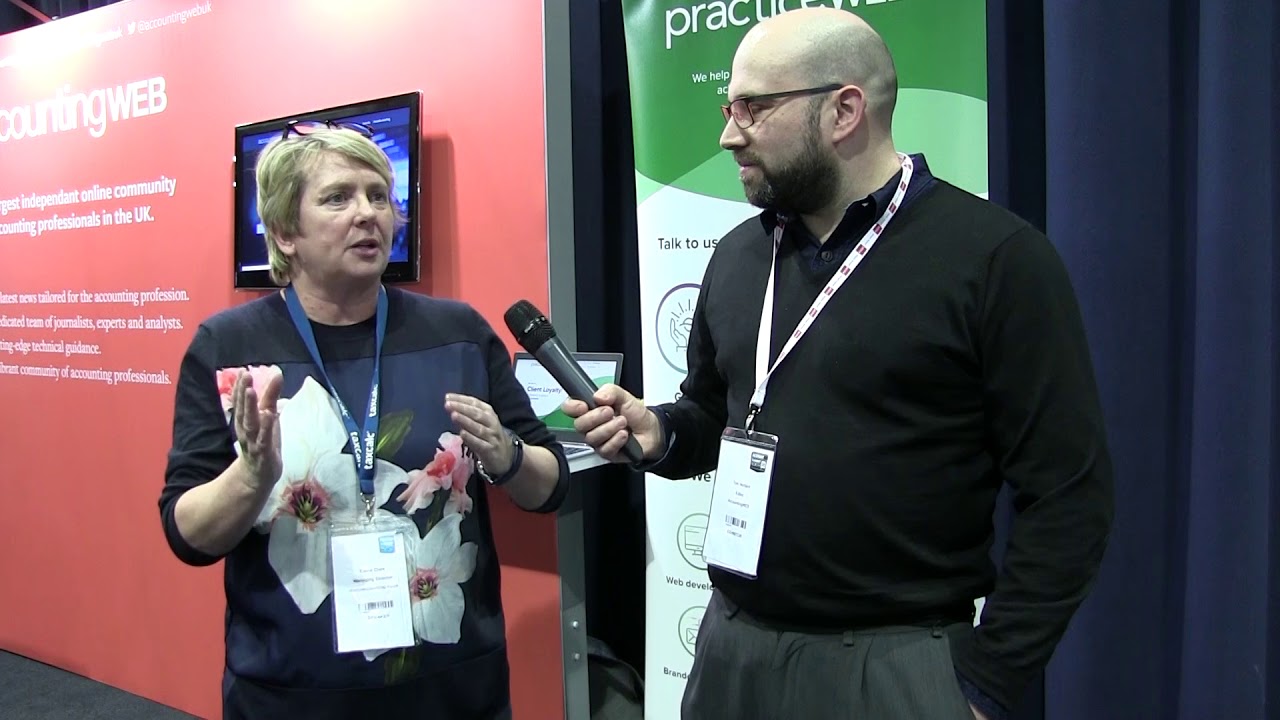 Accountex North 2018: Tom Herbert interviews Elaine Clark from Cheap Accounting camera iphone 8 plus apk