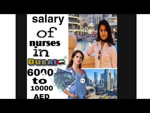 salary of nurses in dubai, job and salary of nurses with/without licence in uae.