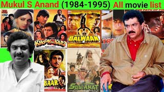 Director Mukul S Anand ki all movie list collection and budget flop and hit #bollywood #MukulSAnand