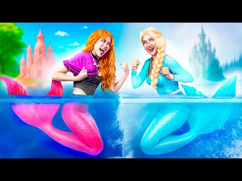 ¡De Elsa y Anna de Frozen a Bellas Sirenas!