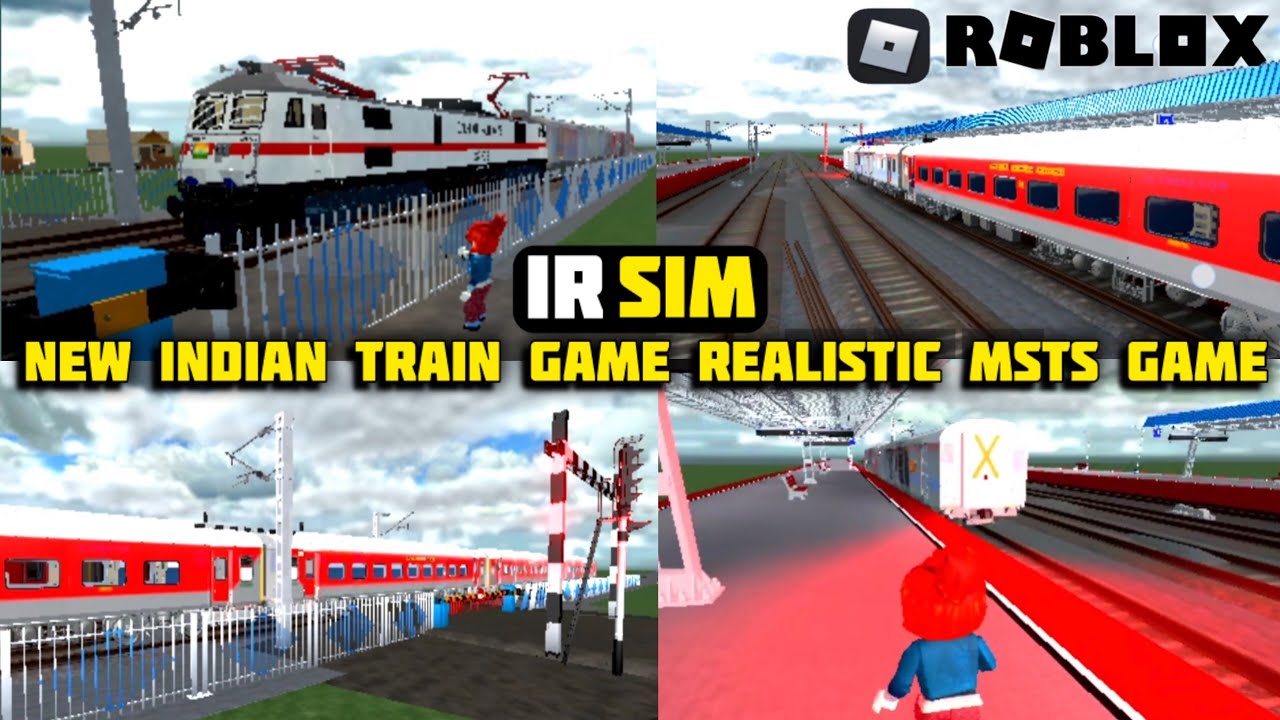 Roblox IR Sim | New Indian Train Game | Realistic MSTS Gameplay 