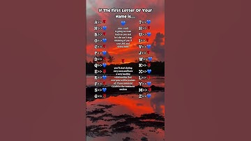 If The First Letter of Your Name Is…#initials #shorts #soulmate