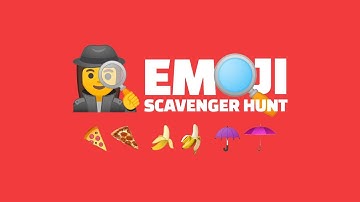 Emoji Scavenger Hunt Teaser