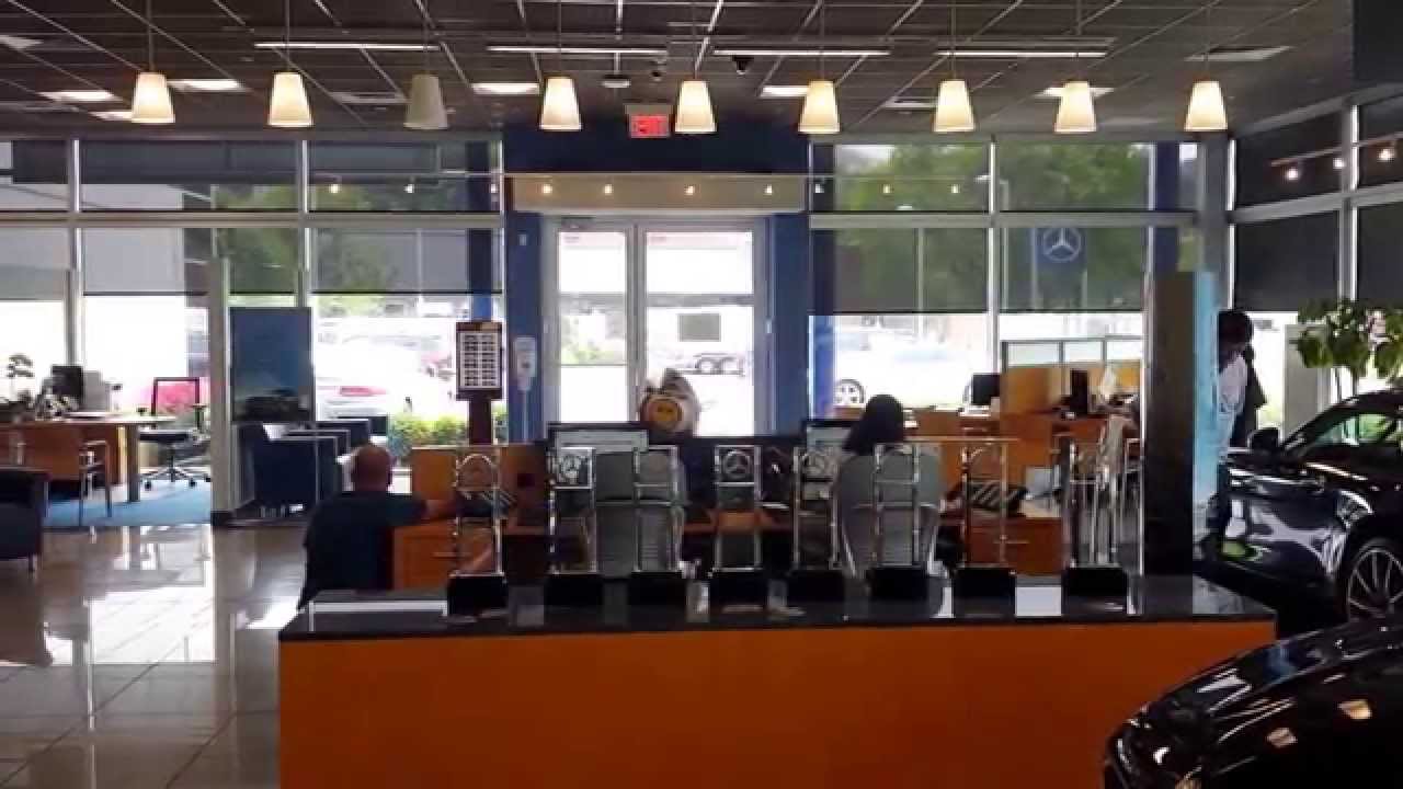 Motorized Sunscreen Shades Mercedes Benz Dealership, NY YouTube