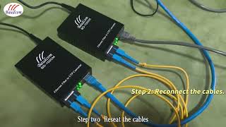 Fiber Media Converter Down5 Step Check