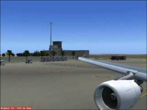 Virtual landing of Air Malta Airbus A319 at Malta International Airport as seen from the right wing/right passenger window. From final approach over Malta Freeport right up till taxi to gate 2. Scenery is Aerosoft Islands of Malta. Yes, I didn't use the flaps! :)