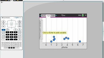 TiNspire for Scatter Diagram & Linear Regression