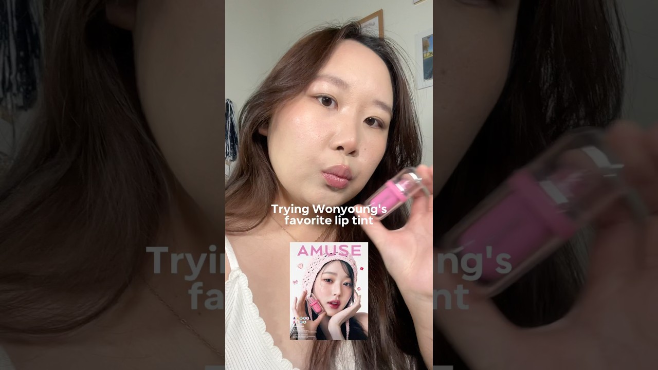 Trying Wonyoung’s Favorite Lip tint 