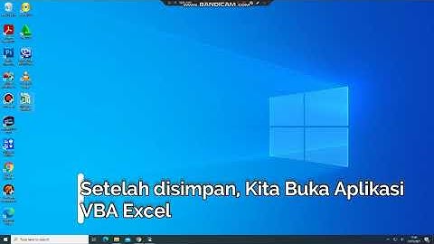 Panduan Penggunaan Aplikasi Penyimpanan Surat Masuk Menggunakan VBA Excel