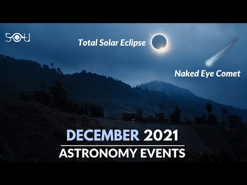 Top Astronomy Events In December 2021 | Comet Leonard | Total Solar Eclipse | Geminid Meteor Shower