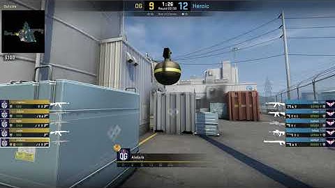Aleksib vs Heroic - de_nuke - T by demtovideo