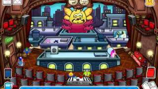 Club Penguin Exclusive - March 2011 Squidzoid Vs. Shadow Guy Gamma Gal
