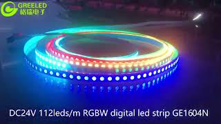 24V RGBW addressable led strip GE1604N magic scrisce led streifen