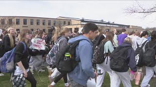 Hamburg students take part in planned walkout over teacher layoffs