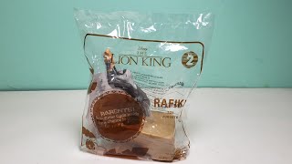 4K Disney Lion King July 2019 Mcdonald's Happy Meal Toy 2 Rafiki Unpacking and Review