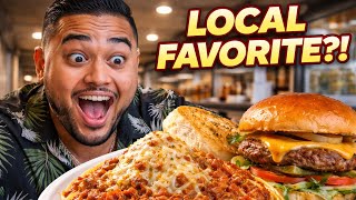 Local FAVORITE at Kam Drive Inn! Chili Spaghetti + Cheeseburger Combo 🤯Travel Vlog 🌍🍴 screenshot 1