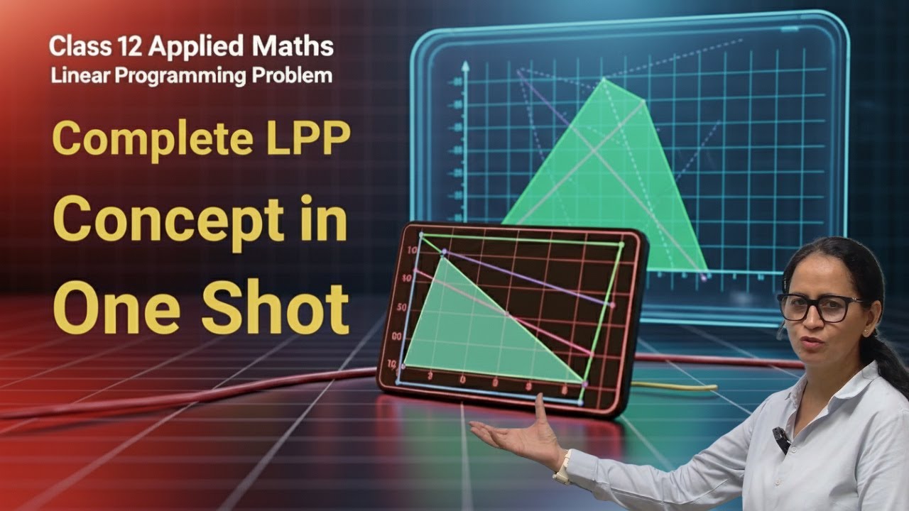 LPP One Shot | Linear Programming Problem Class 12 Applied Maths - YouTube