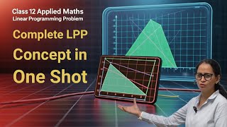 LPP One Shot | Linear Programming Problem Class 12 Applied Maths