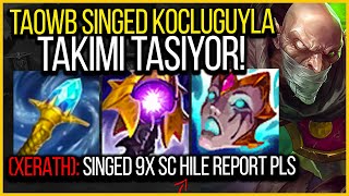 TAOWB Singed Koçluğu Sayesinde 70000 Hasar Atıp Taşıyor Oyun Sonu Hile Yazıyorlar