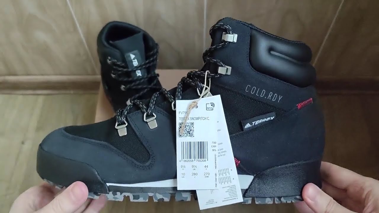 ОБЗОР БОТИНОК ADIDAS TERREX SNOWPITCH COLD.RDY FV7957 ОРИГИНАЛ