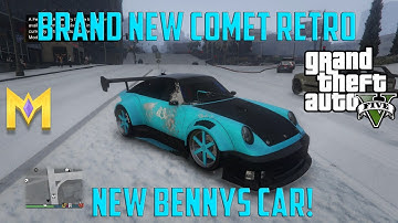 GTA 5 Online DLC - NEW "PFISTER COMET RETRO CUSTOM" - (GTA 5 Christmas DLC)