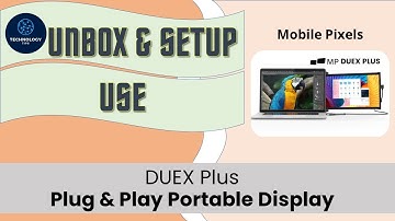 Review Mobile Pixels Duex Plus Portable Monitor :  Use a 2nd monitor screen for work!