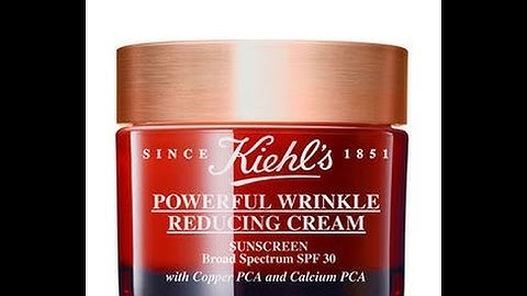Kiehls wrinkle eye cream review