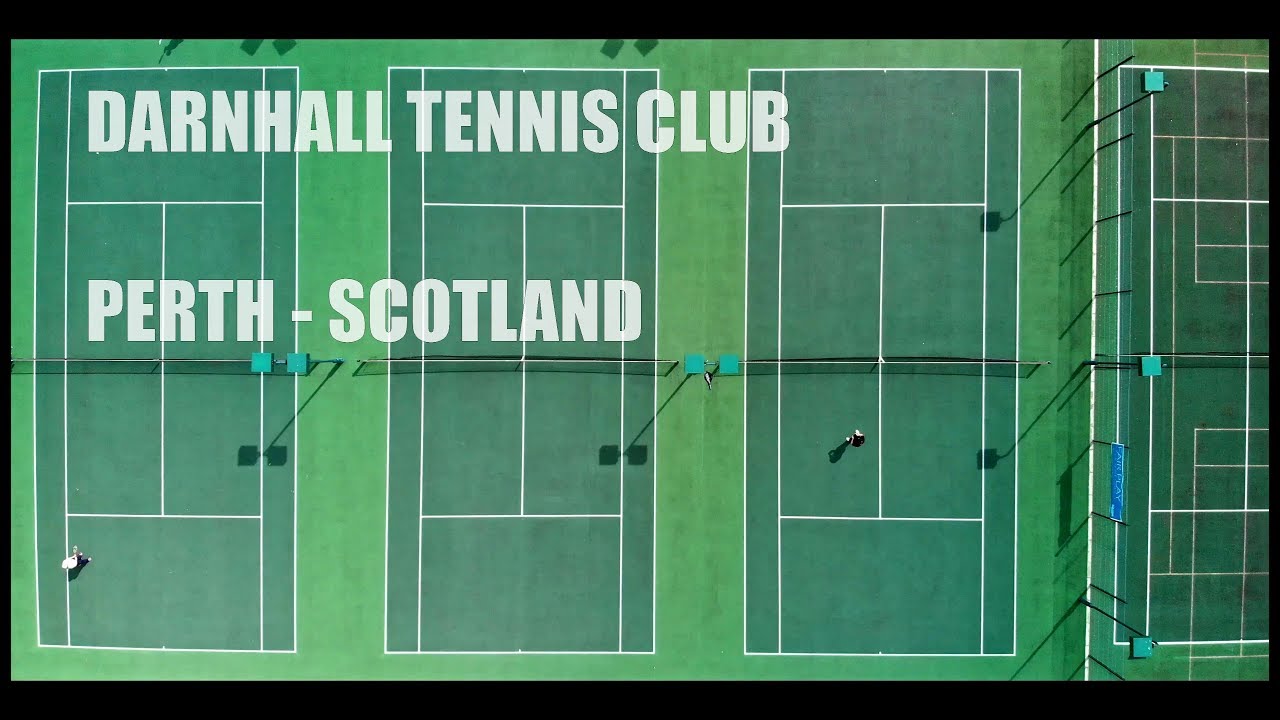 Darnhall Tennis Club Birds eye view - YouTube