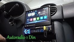 Pumpkin Autoradio 1 Din Android 8.1 Installation und Anzeige 