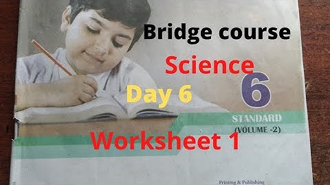 6th Science Bridge course answers/Day 6/@GjStudies