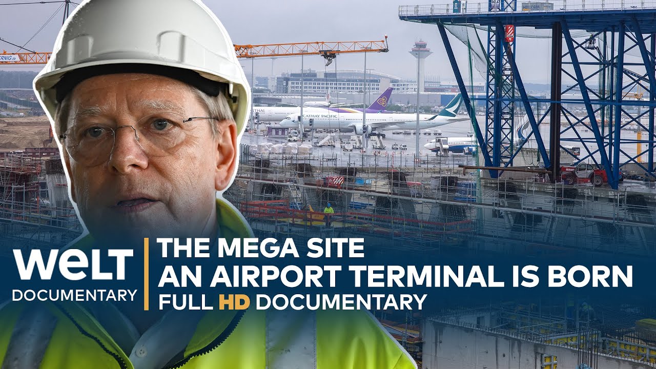 Documentary backdrop image for The Mega Site: Frankfurt - a German Airport Terminal Is Born (2023)