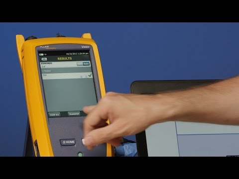 OptiFiber® Pro OTDR- Creating a Report: By Fluke Networks