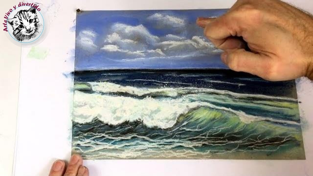 4 consejos para pintar con lápices pastel - Tutoriales arte de Totenart