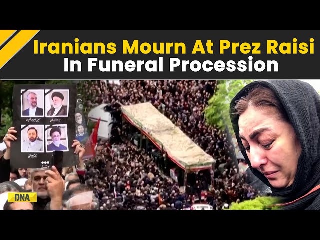 Iran Begins Days Of Funeral Rituals For President Raisi, Thousands Mourn Hardliner Leader class=